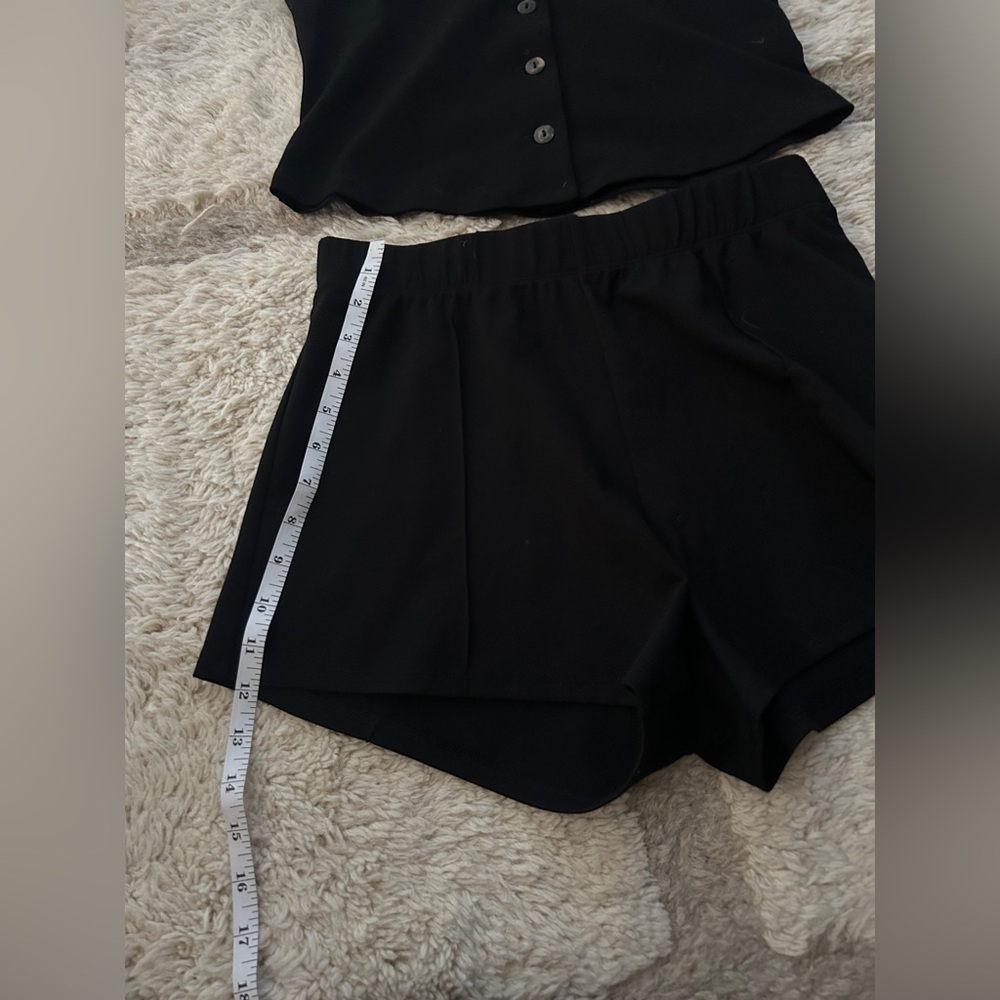 NWOT Le Bop Shopbop Eloise Shorts and Vest Set Medium Black - Picture 11 of 15